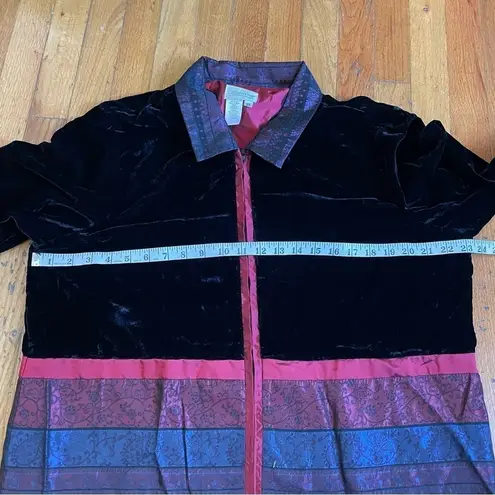 Coldwater Creek Multicolor Tapestry Jacket Size 1X