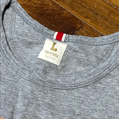 Tracksmith Grayboy NYC Muscle Tee, Large Gray