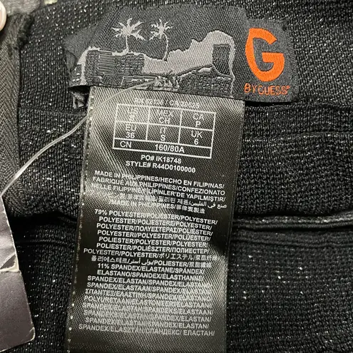 G by Guess NWT Metallic Silver Varina Bandage Skirt Small