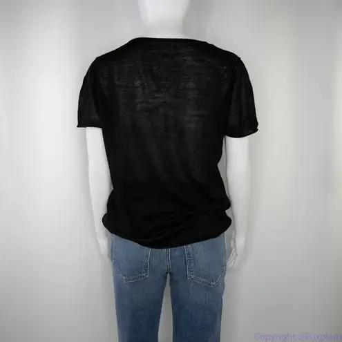 Line and Dot NEW wool blend black short sleeves sweater top, size M.