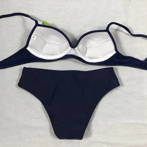 Brazilian Size Small Dark Blue Bikini Set. New With Tags