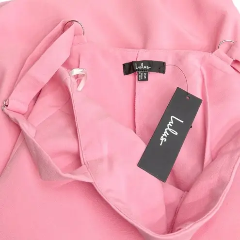 Lulus Chayan Pink Sleeveless Skort Romper size XS NWT