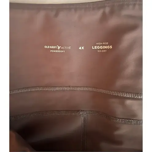 Old Navy Active PowerSoft High-Rise Cropped Yoga Leggings 4X