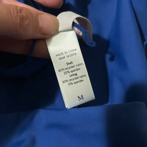 ANDIE Bikini Set Rockley Top High Waisted Bottom Mazarine Blue size M NWT/NWOT