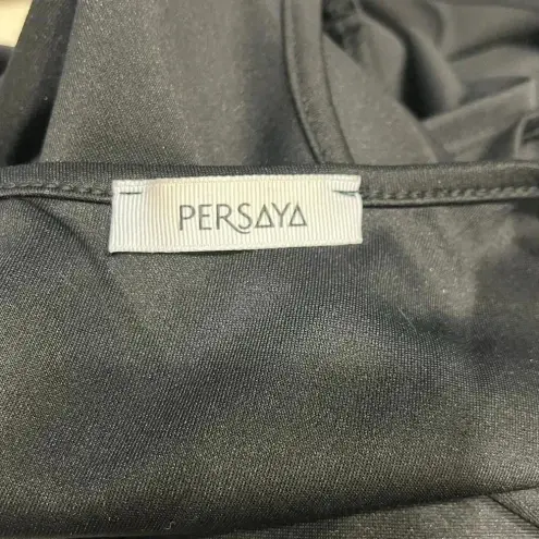 Persaya Black Sleeveless Side Cut