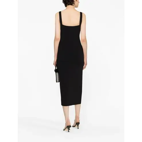Roland Mouret Knit Midi Dress in Black XSmall New Womens Bodycon Size XS