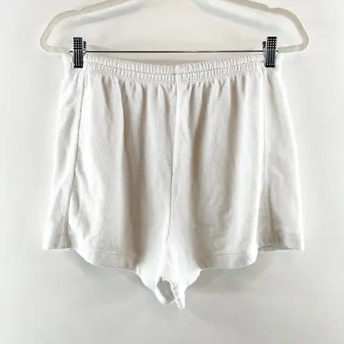 Aerie  Endless Summer High Waisted Restart Lounge Shorts White Small