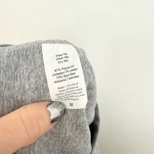 Beyond Yoga Heather Grey Twist Ankle High-Waist Leggings