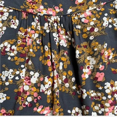 Boden gorgeous fall floral skirt US sz 8 Gray