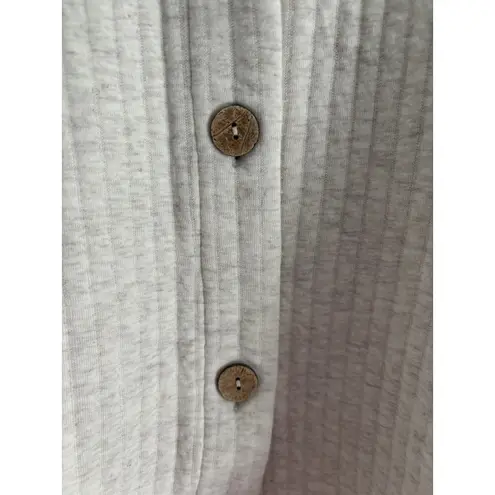 Pure Jill Jacket Women Small Oatmeal Cotton Quilted Travel Career Preppy Cropped