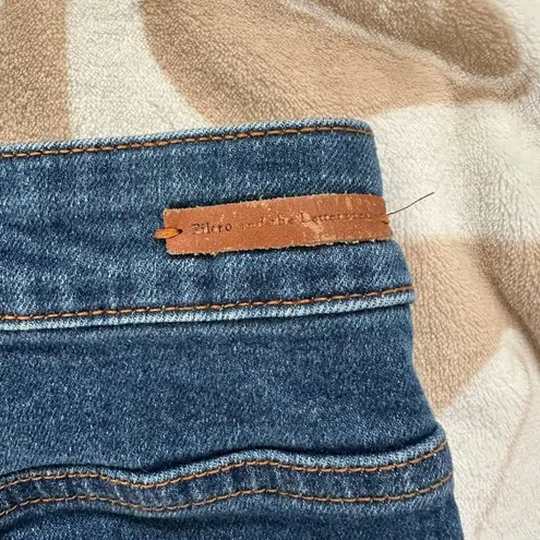 Pilcro Anthropologie High-Rise Trouser Bootcut Jeans Medium Wash Denim Size 31