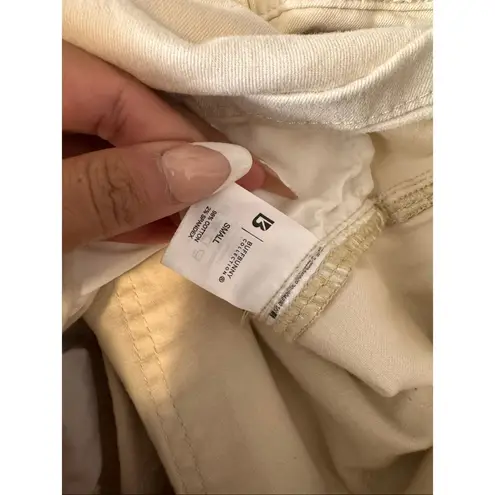 Buffbunny Collection Cream Short Overalls with Belt – Size Small