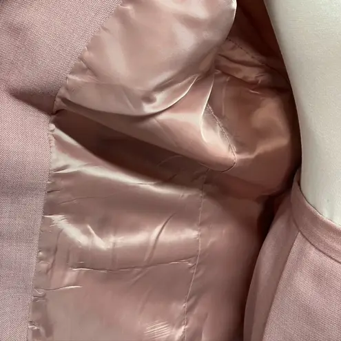 Mark Kay Vintage Skirt Suit Set Pink Grey Womens 6/8 Barbiecore Retro 70's 80's Gray