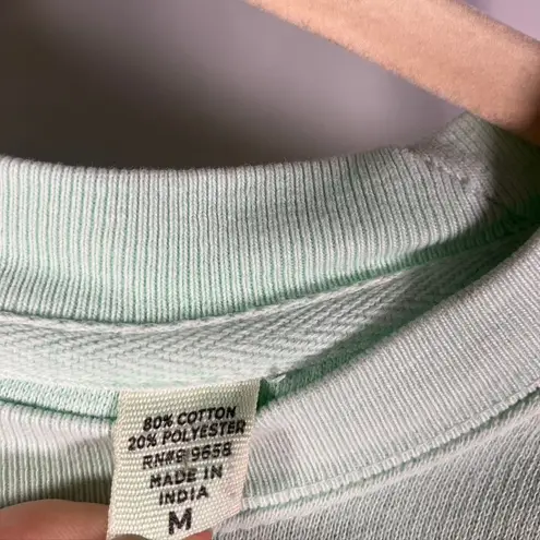 Lake Girl Let's Go To The Lake Embroidered Mint Green Crewneck Sweatshirt M Size M