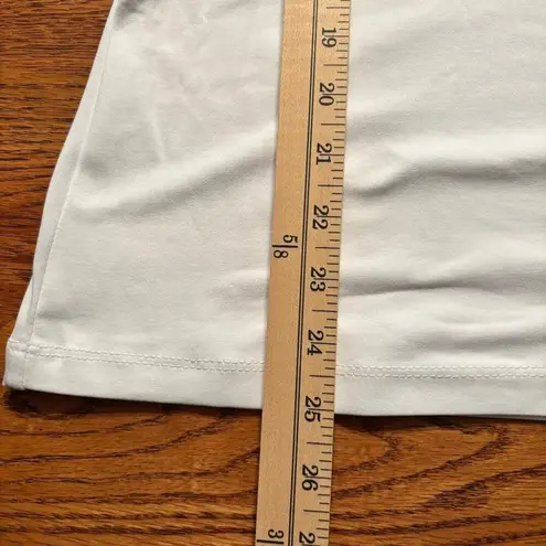 A'nue Miami A Line Tank Stretchy White Women's Size Petite Small Made in USA NWT