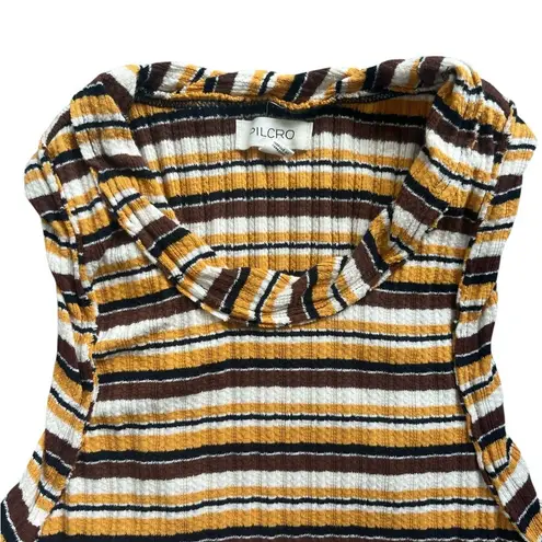 Pilcro x Anthropologie Striped Ribbed Tank Top Size Medium