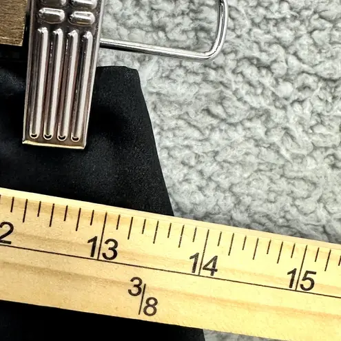 Dana Buchman Skirt Women 2P Silk Black Midi Career Office Quiet Luxury Classic