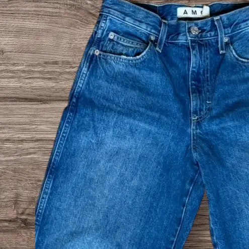 AMO Sandra Baggy Jeans – Emotion 100% Cotton Size 24 Blue