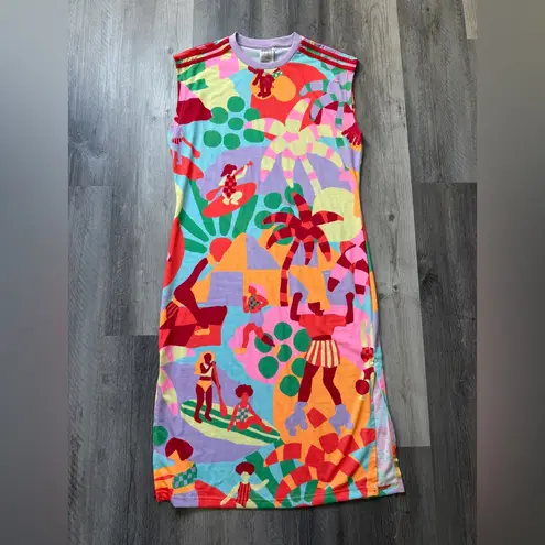 Farm Rio x Adidas Training Dress Vibrant Vacation Athleisure Medium
