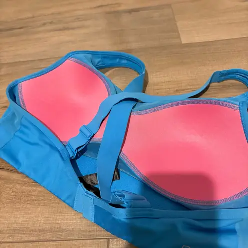 Victoria's Secret  PINK Ultimate ACTIVE SEAMLESS LIGHTLY LINED SPORTS BRA‎ blue L thumbnail 4