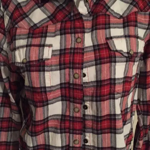 Jachs GIRLFRIEND BEA FLANNEL SHIRT SZ M