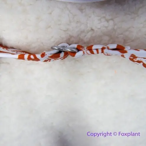 New! Set! Rhythm Hallie Underwire Bikini Top, animal print, zebra White Size L