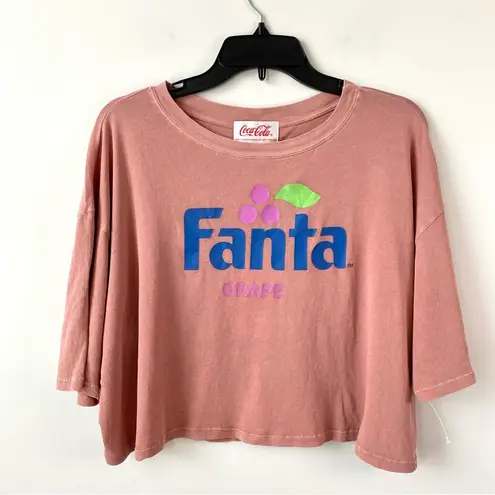 Wildfox  x Coca-Cola Fanta Grape Alhambra T Shirt M Pigment Ash Rose