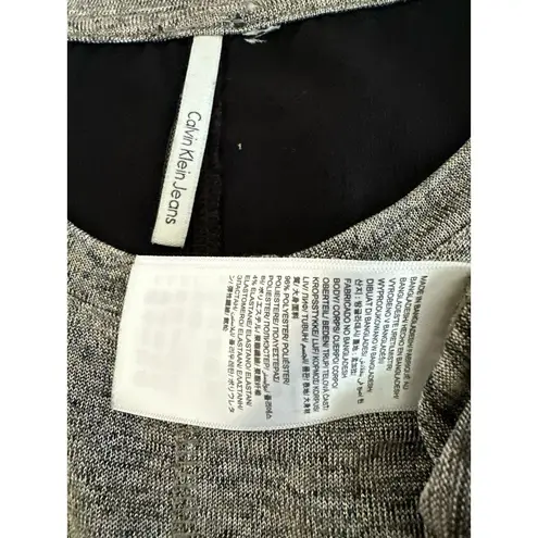 Calvin Klein Jeans Tank Top size S/M Heather & Black Size M