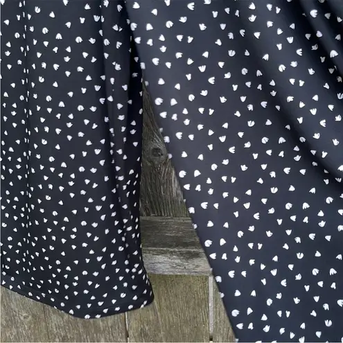 NWOT Clara Sun Woo Crop Jumpsuit Black White Dot Size Petite Small