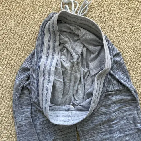 Felina Sweatpants Joggers Size Medium Heathered Grey FLAWS Women Lounge Stretch Gray