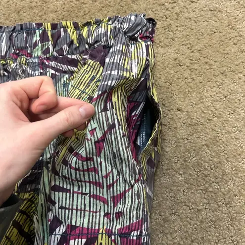 Cali 1850 Cali1 850 Women's Small Linen Shorts - Drawstring Printed Pants with Pockets