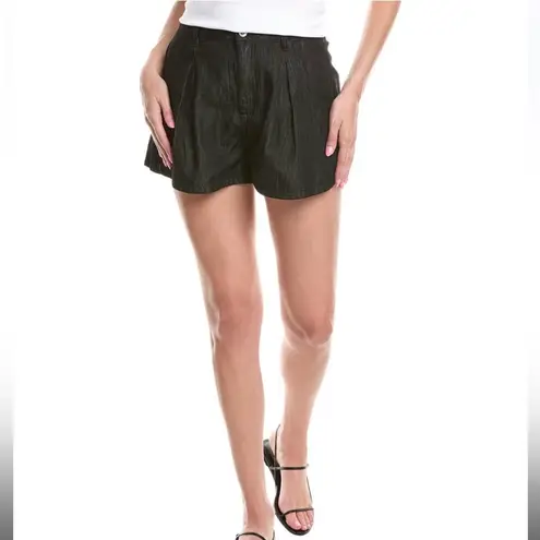 We Wore What NWT Wide Leg Denim Shorts in Dark Grey, Size 23