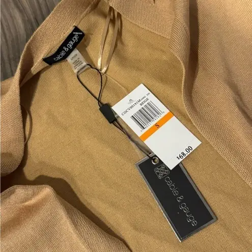 Cable & Gauge Cable & Gauge Brown Cardigan – Size Small – NWT