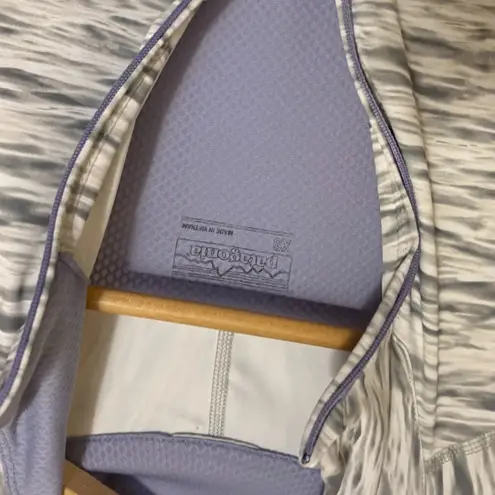 Patagonia  All Weather Gray Purple 1/4 Zip Pullover XS Xtra Small Long Sleeve