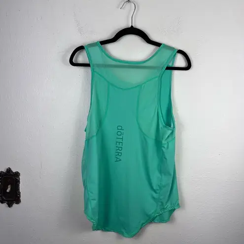 doTERRA Logo Women's Bright Green Relaxed Fit Athletic Tank Top Medium