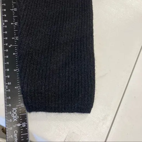 HOMELEX, Women’s Black Open Front Sweater/Cardigan Size Medium, Two pockets