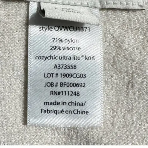 Barefoot Dreams CozyChic Ultra Lite Poncho Women's L/XL Cowl Neck Sand Dune