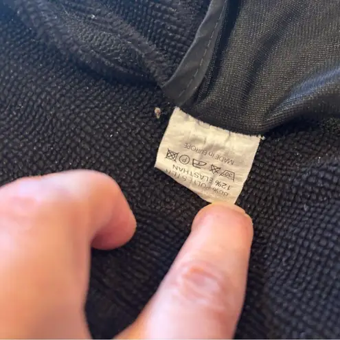 TopReiter Equestrain Women’s Medium Full Zip Mock Neck Riding Jacket Black