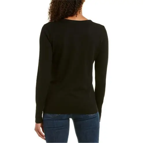 Equipment Ursula V-neck Sweater Black size M NWT
