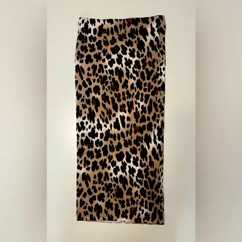 Bebe Vintage  Long Leopard Knit Stretch Small y2k