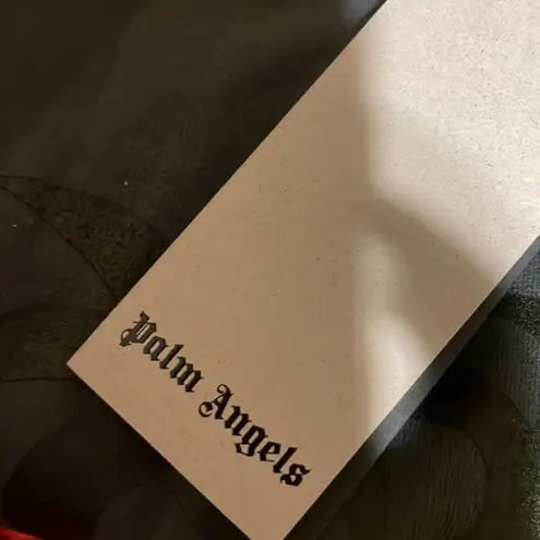 Palm Angels cropped dark gray T shirt L