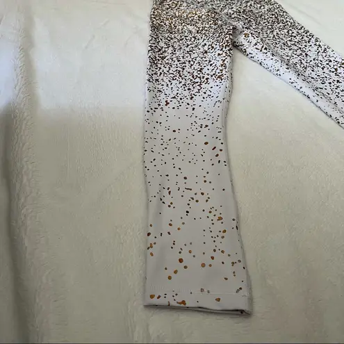 Zyia White Stay Gold Light N Tight Hi Rise Leggings 4