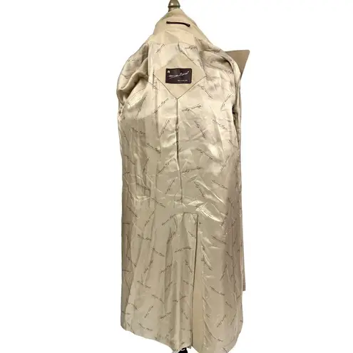 Etienne Aigner 70s VTG Trench Coat Double Breasted Fully Lined Belted Womens L