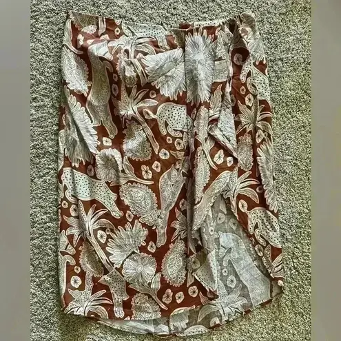 Fashion to figure Blythe Faux Wrap Printed Skirt size 2