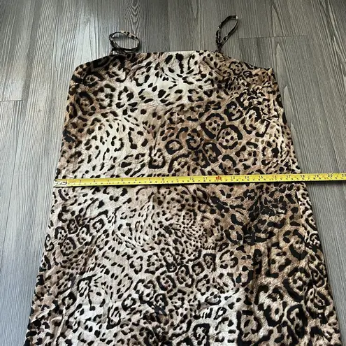 re:named  Dress Small Leopard Print Spaghetti Strap