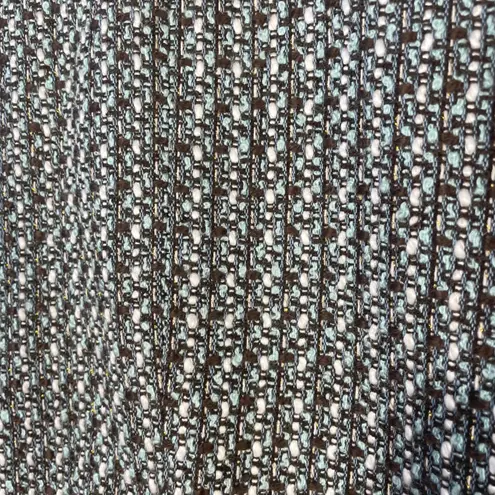 Tahari Arthur S. Levine Women's Tweed Blazer Jacket 6 Black Teal Lace Trim