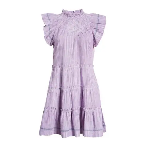 Saylor Amalia Ruffle Flutter Sleeve Dress Size XS