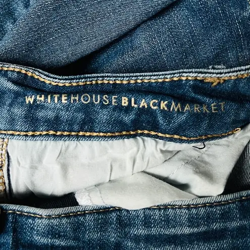 White House | Black Market  The Slim Crop Jeans Blue Size 2