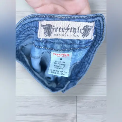 Freestyle Revolution Women’s Low Rise Bootcut Jeans with Braided Waist Accents