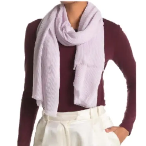 BCBG Women’s Purple Oversized Pleated Wrap Scarf NWT